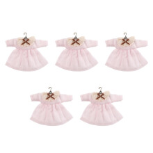 5Stk Vintage Rosa Für Ob11 Puppen Ideal Für & Party