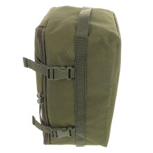 Grüne Nylon Outdoor Beach Bag Mit Reißverschluss Organizer