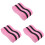 3Stk Rosa Schwimm-Pull Buoy Kinder Schwimmtraining Zubehör 1