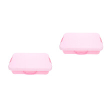 2Stk Kinder Sandkasten Aus ABS Mit Deckel Pink Praktisch Für Zuhause