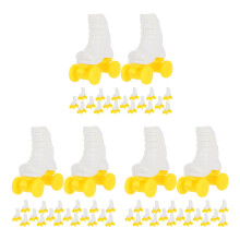 30Paare Weiße Rollschuhe Puppen Spielzeug Für Puppenhaus
