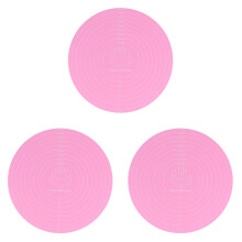 3Stk 12 Zoll Tortenteller Pink Rund Langlebig Für Back- Und Dekozwecke