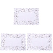 420Stk Ölabsorbierende Papierdeckchen Weiß Für Backen Und Buffetdeko