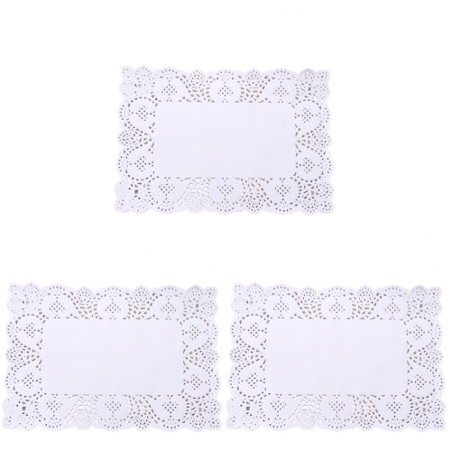 420Stk Ölabsorbierende Papierdeckchen Weiß Für Backen Und Buffetdeko