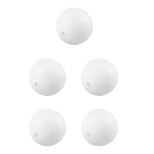 5Stk PVC Fußball Weiß DIY Sportball Kinder Fußball