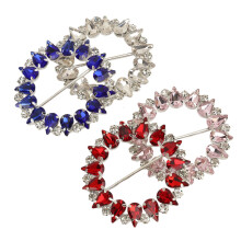 4PCS Metal Rhinestone T Shirt Clips, Assorted Colors, 6x6x3.5cm