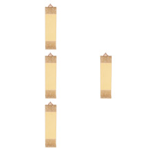 4Pièces Trompes Murales Compactes Toile Tissée Multi Pour Art