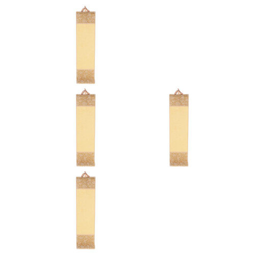 4Pièces Trompes Murales Compactes Toile Tissée Multi Pour Art