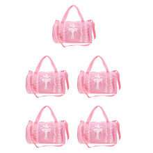 5Stk Kompakte Tanz Handtasche Oxfordstoff Pink Für Kinder