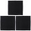 3Pièces Filtre Éponge Aquarium Noir Polyvalent 1