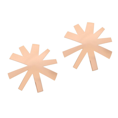 2Pièces Supports Métal Tampons French Tip