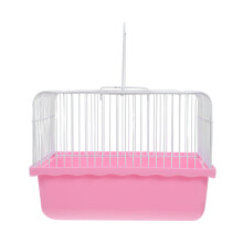 Vielseitiger Reisevogelkäfig Pink Aus ABS Für Kleine
