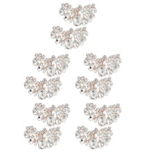 10Stk Rose Gold Schuhornamente Abnehmbare Clips Für Festliche Schuhe