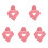 5Ensembles Ensemble Chapeau Écharpe Rose Décor Cœur Brodé 1