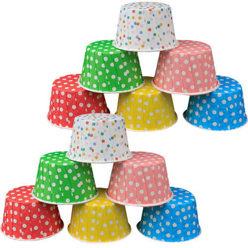 150Pièces Coupes En Papier Alimentaire Multicolores Usage Unique
