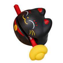 1Ensemble Jouet Percussion En Bois ABS Chat Cartoon Noir, Relax Bureau