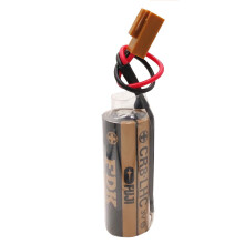 CR8LHC17450 Batterie für Fuji CR8.LHC A02B-0200-K102 Fanuc A98L-0031-0012 3V Backup-Batterie mit braunem Stecker (1 Stück)