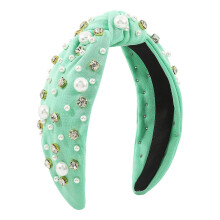 Rhinestone Knotted Headband for Women One Size