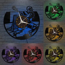 Clog Balla Vinile Lacrosse, Ealaín Balla Clog Taifead Vinile Ciúin & Gan Tic (12 orlach C-LED)