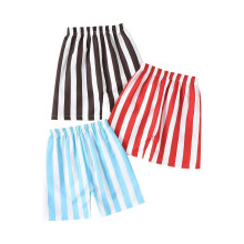 Calção de banho infantil para meninos, shorts de banho, roupa de banho para meninos, secagem rápida, listrado, para praia, roupa de banho