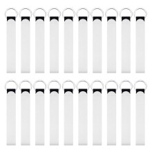 Set di 20 portachiavi da polso per sublimazione, in neoprene, per lavori fai da te.