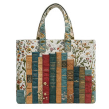 Cute Minimalist Quilted Tote Bag with Bohemian Style, Perfect for Everyday Use as a Stylish Handbag or the Best Gift Idea for Women and Girls