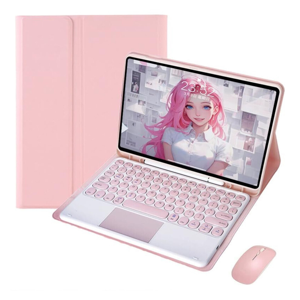 Slim Keyboard Case Compatible With Samsung Galaxy Tab A7 10.4" (2020/2022), Detachable, Built-In Touchpad & Pencil Holder 9482726219743