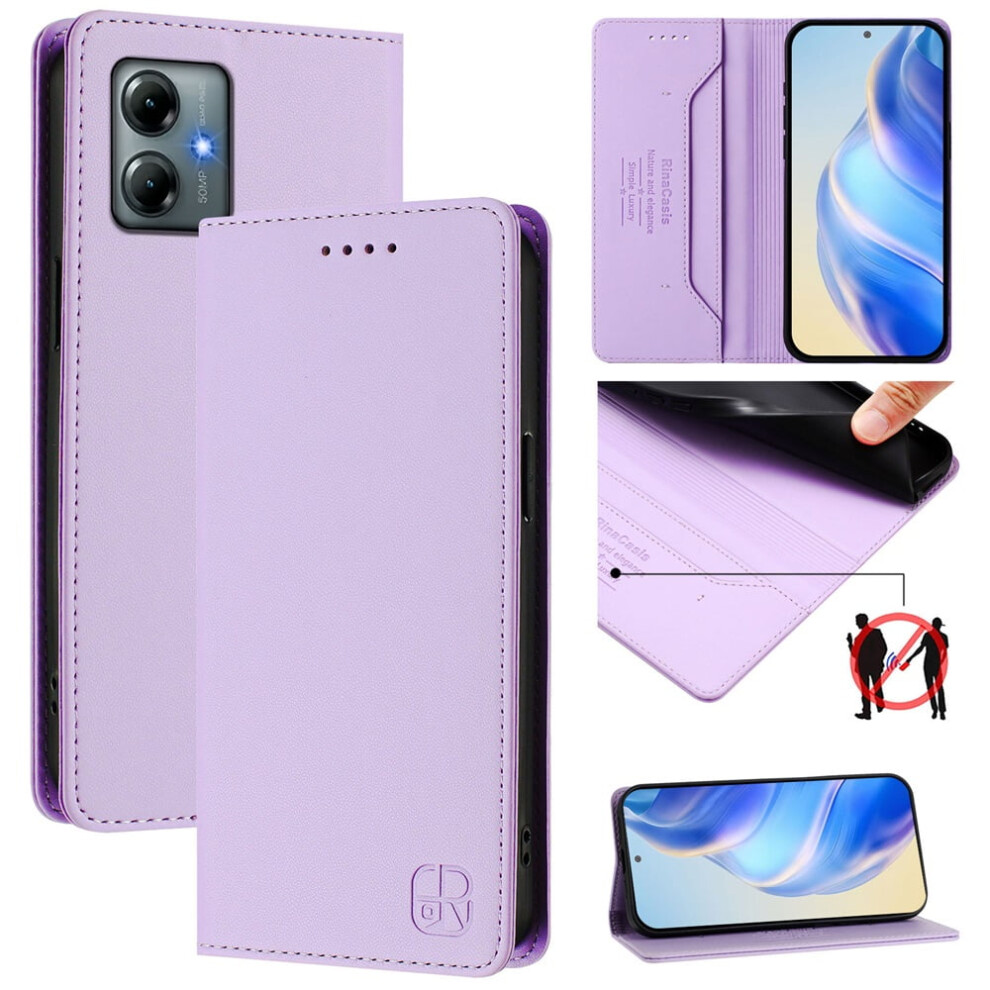 Rfid-Blocking Pu Leather Wallet Case For Motorola Moto G 9065194881010