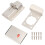 Home Security Locks, Spring Latch Hardware for Toilets Shower Cubicles, High-quality Anti-rust Stainless Iron Material with Smooth Surface, Surface 1