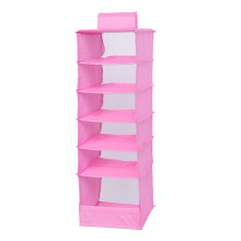 Sophisticated Closet Organizer, Oxford Cloth Foldable Storage for Wardrobe Efficiency (6Compartments for Versatile Use)
