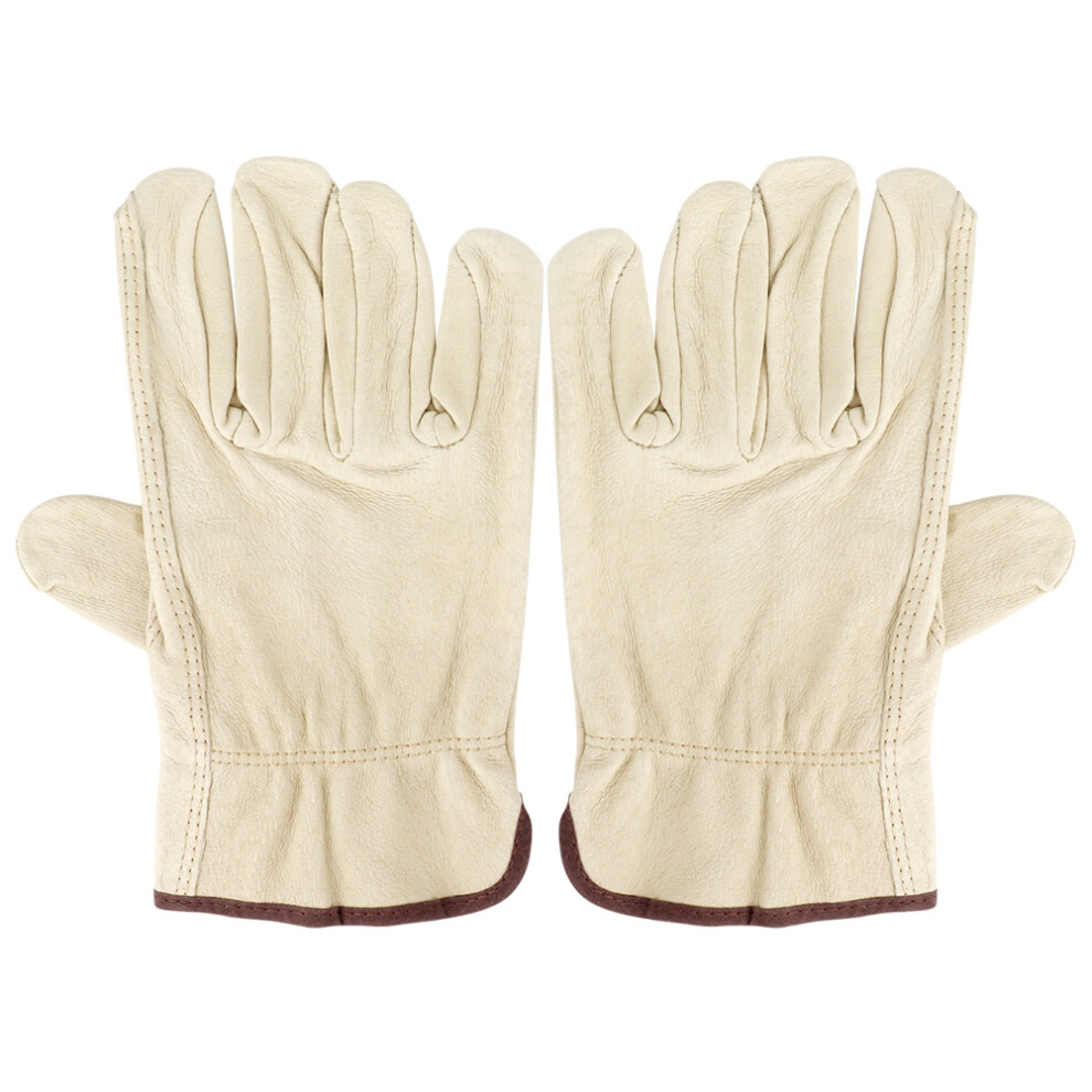 Flexible Grip Construction Gloves, Durable Driver Gloves For Various Tasks, Ergonomically Designed For Men And Women With Extended Wrist Protection 9425574458742