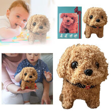 2025 New Realistic Robot Dog Puppy – Walking, Barking, Tail Wagging (Teddy), AI Robotic Dog for Adults, Compatible with Teddy