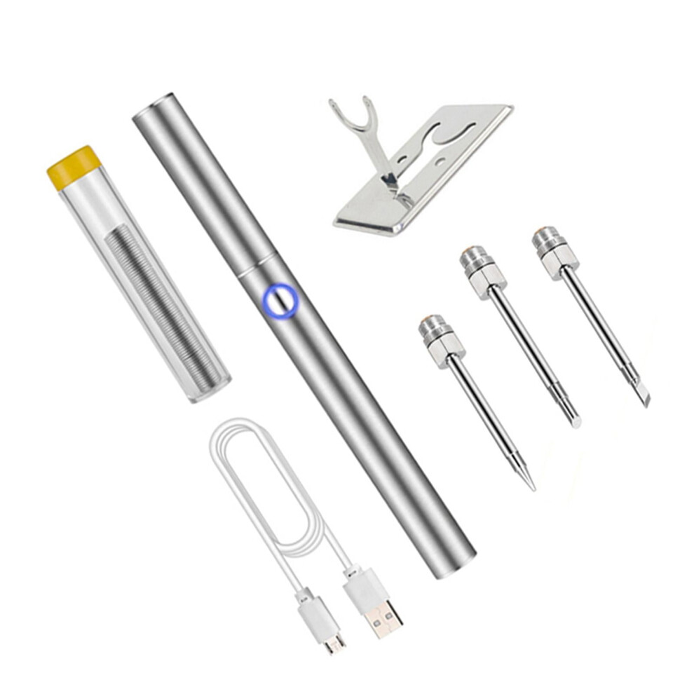 Electric Iron Portable Repair Solder Wire With 3Pcs Tips Jewelry Tip B-C-K S 9152228670839