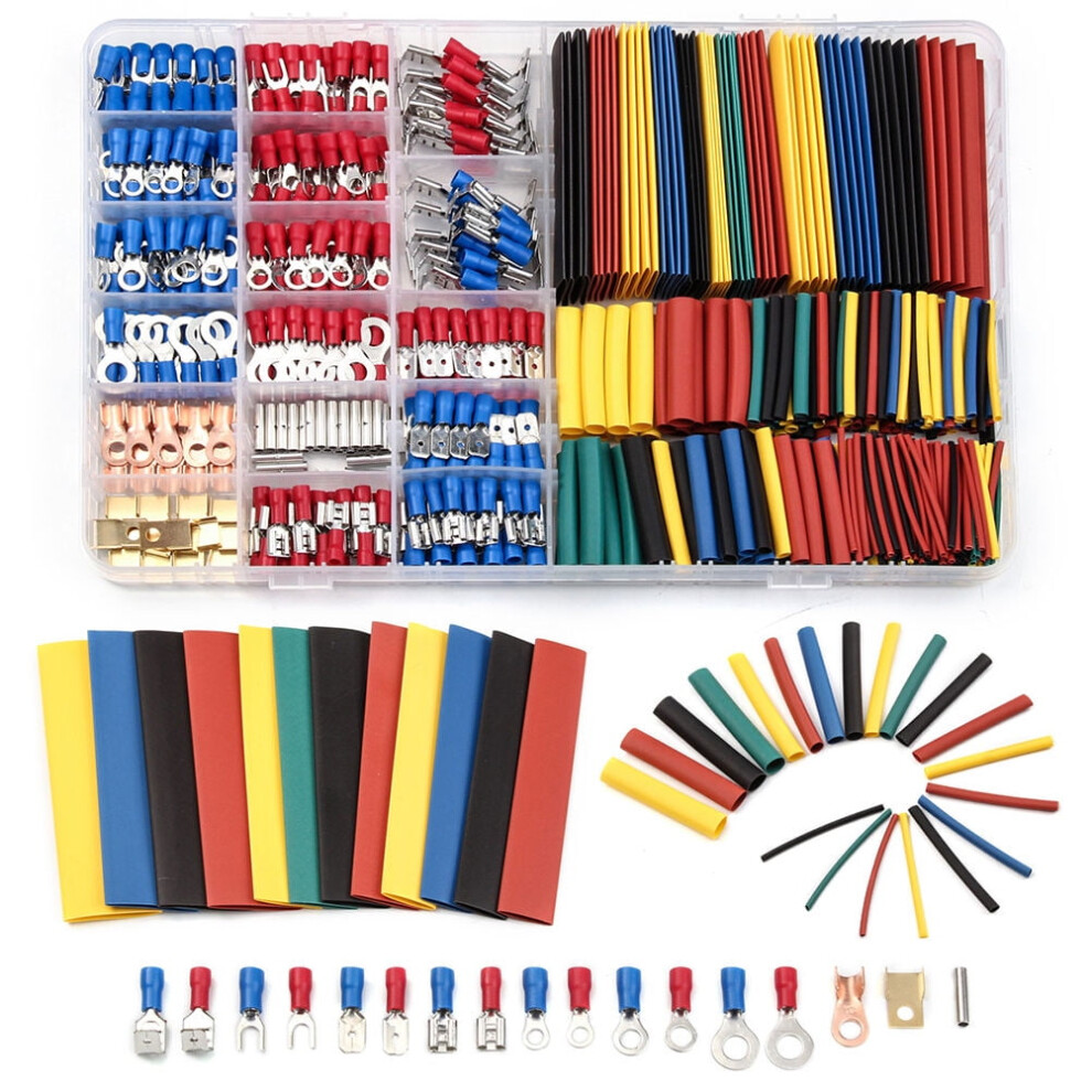 350Pcs Wiring Connection Terminals Assorted Color Automotive Wire Connectors Set 9152228672857