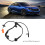 Durable Material ABS Wheel Speed Sensor for Front Axle, Anti-Lock Brake System Component with Error Code Elimination and Easy Installation Features, 4