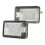 2 Pcs License Plate Light Tag Lights Removable Gel Auto Black 1