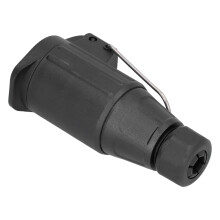 12V 13Pin Trailer Plug Electric Outlet Converter ABS Brass for Vehicles, Ships