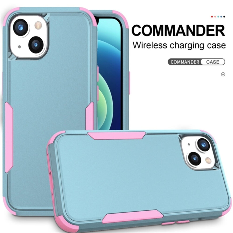 Heavy Duty 3-Layer Shockproof Bumper Cover For Iphone 15 (6.1"), Mint+ Â Compatible With Iphone 15 Pink 9152228675360