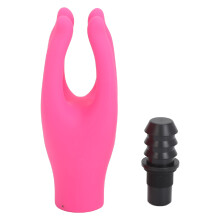 Compatible con la punta de acoplamiento Hitachi Magic Wands, cabezal de masaje de silicona premium para vibraciones dirigidas, diseño ergonómico