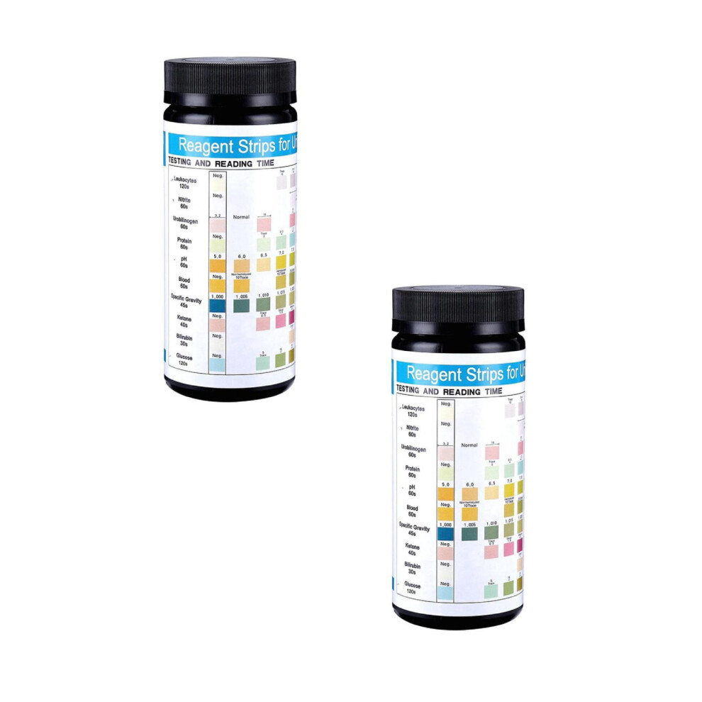 2Pcs URN-10T Urine Ketone Test Strips, Anti-VC Interference, Compatible with Body Fat Analyzers