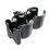 Double Cup Holder with Phone and Bottle Organizer for 1