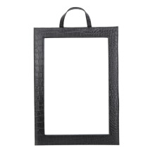Rocker Light Switch with Shatterproof Mirror, High Quality Wall Plate for Fashion Black Case, Magnetic Palette for Home Decor