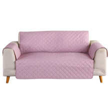 Housse de canapé réversible et élégante, en microfibre douce pour un confort et une durabilité optimaux, avec sangles élastiques