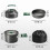 Outsunny Outsunny Camping Cookware Set for 2-3 People, Camping Cooking Kit, Grey 2