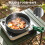 Outsunny Outsunny Camping Cookware Set for 2-3 People, Camping Cooking Kit, Grey 6