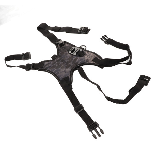 Elastic Resistant To Pull Camera Harness With Lens Hold-down Strap And Quick Release Base, Security And Stability DSLR Compatible Breathable Mesh 1