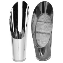 10Pièces Pelle De Jardin Portative Acier Inoxydable Durable Argent