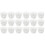 120Pièces Caissettes Cupcakes Blanches Design Creux Usage Varié 1