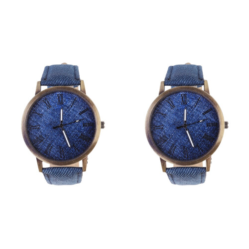 2Pièces Toile Navy Quartz Féminines Mode Durable