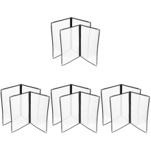 8Pièces De Menu Transparent PVC Pour Restaurant Bar